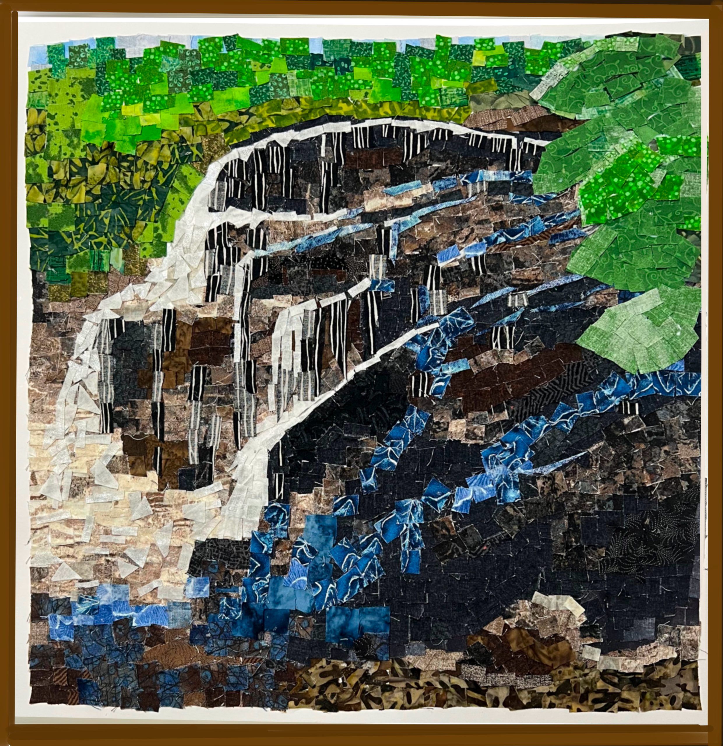 Yellow Branch Falls framed